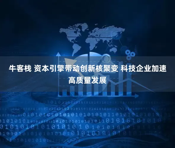 牛客栈 资本引擎带动创新核聚变 科技企业加速高质量发展